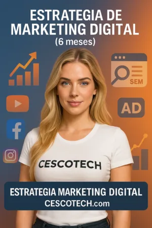 Creación de Estrategia de Marketing Digital (6 meses)