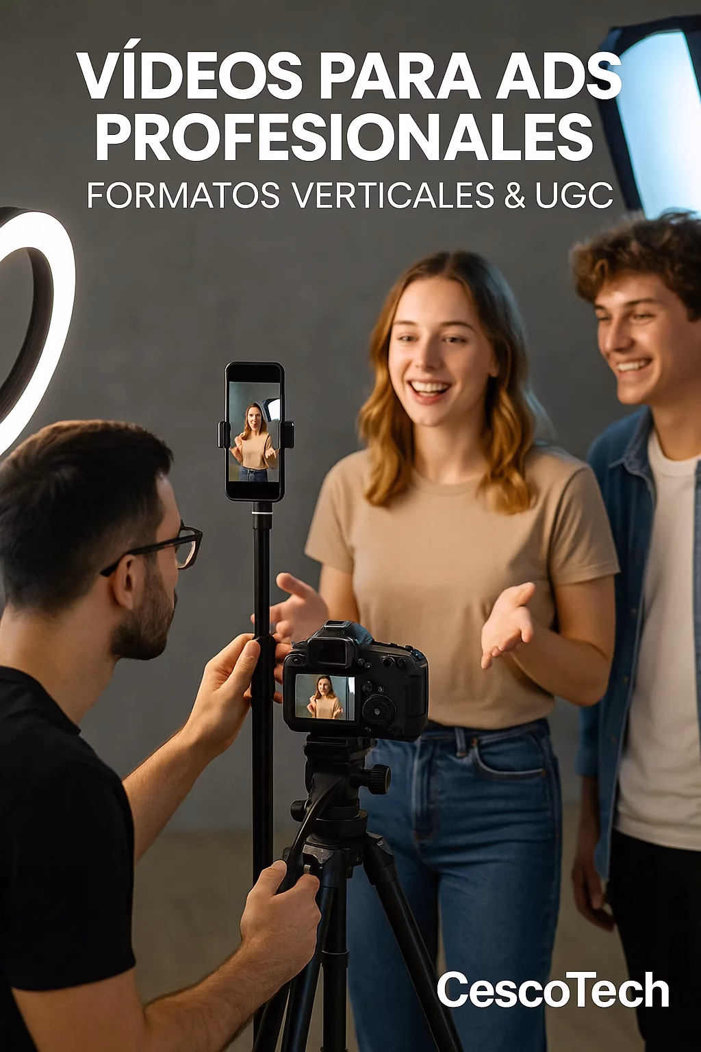 vídeos ads, UGC profesional, formatos verticales, TikTok Ads, Meta Ads, YouTube Shorts, publicidad digital, creación de contenidos, producción audiovisual