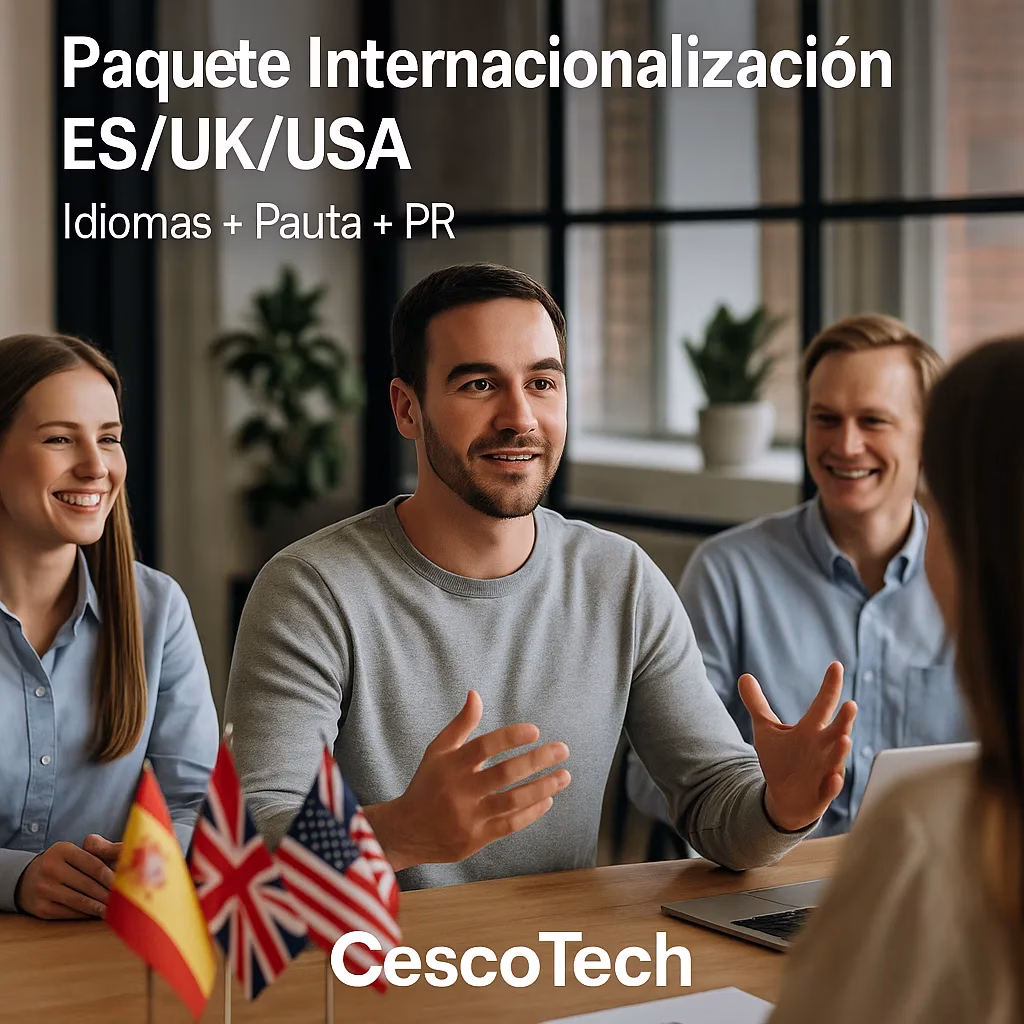 Paquete Internacionalización ES UK USA