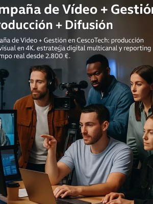Campaña de Vídeo + Gestión | Producción + Difusión – CescoTech.com Campaña de Vídeo + Gestión | Producción + Difusión – CescoTech.com