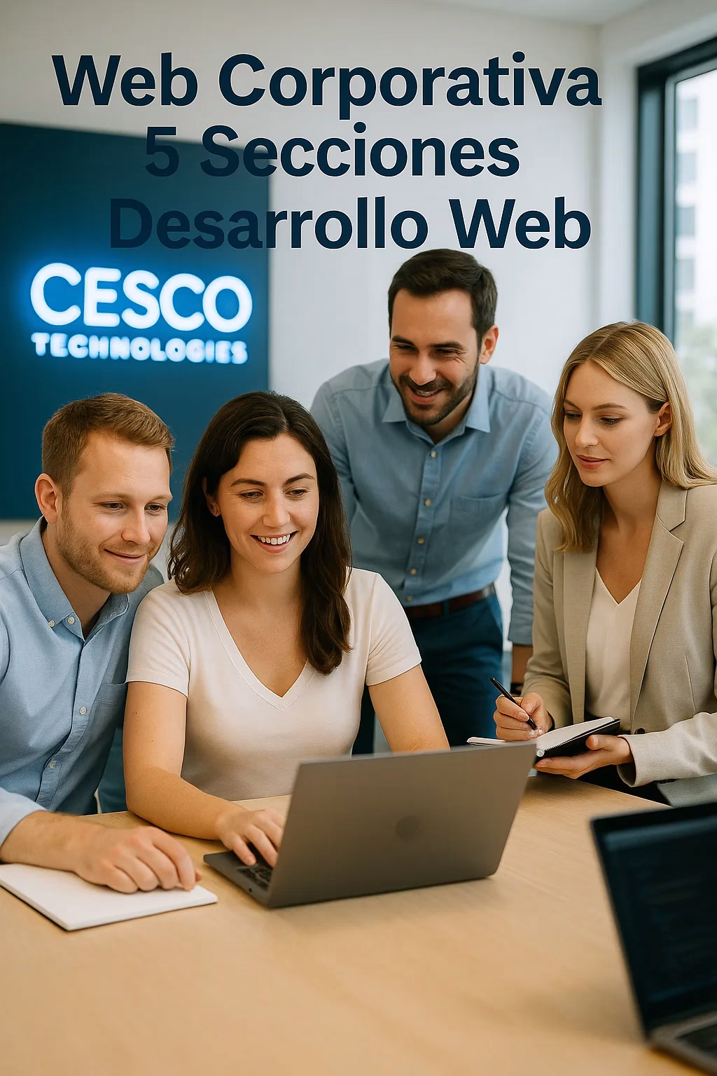 Web Corporativa de 5 secciones
