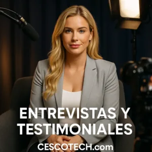 Entrevistas y Testimoniales