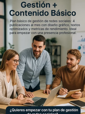 Gestión + Contenido Básico | Marketing Digital - CescoTech.com