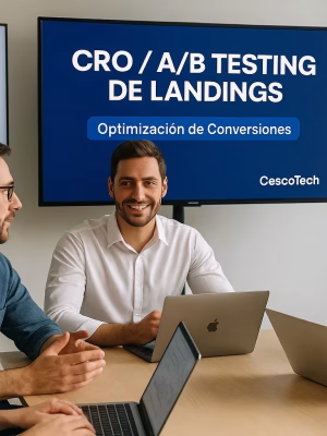 CRO A/B Testing de Landings - CescoTech