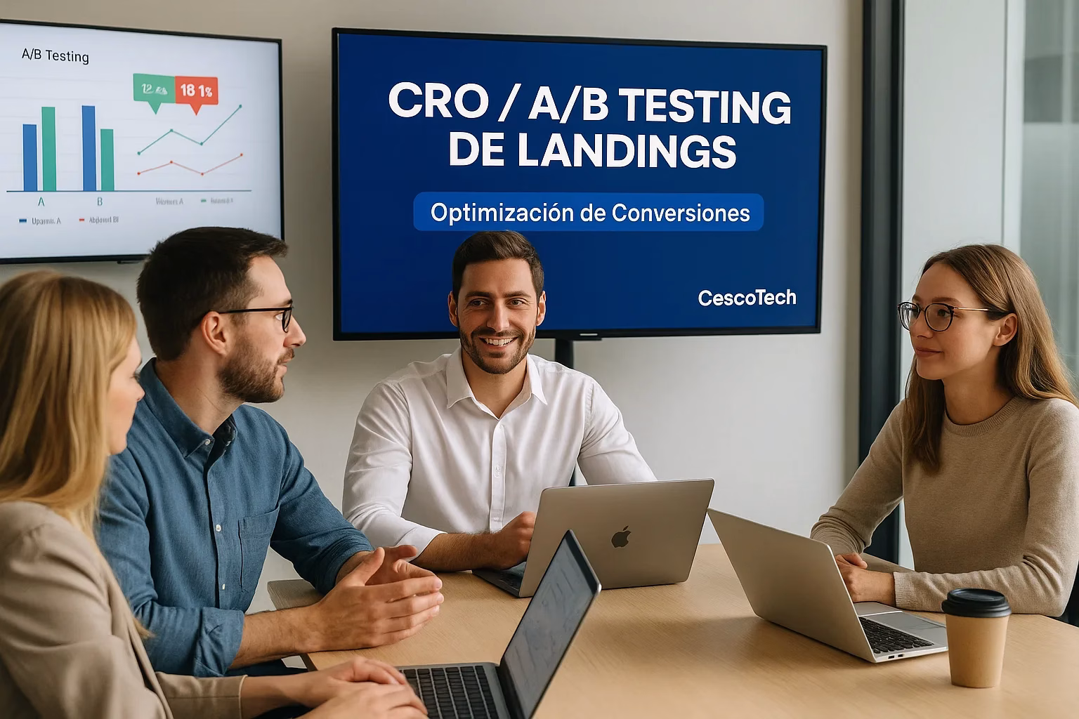 CRO A/B Testing de Landings - CescoTech